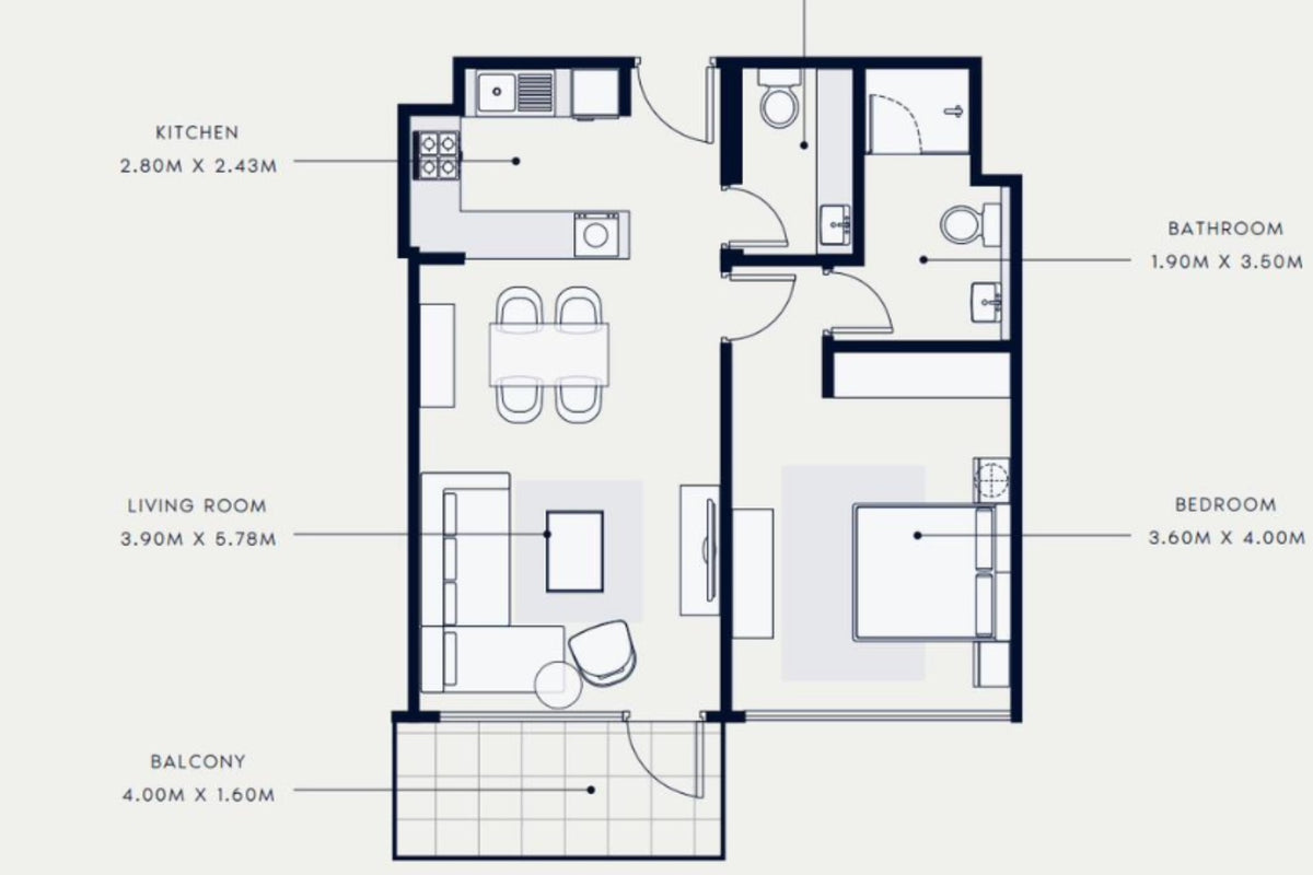 1 Bedroom |  Azizi Vista | Dubai Studio City