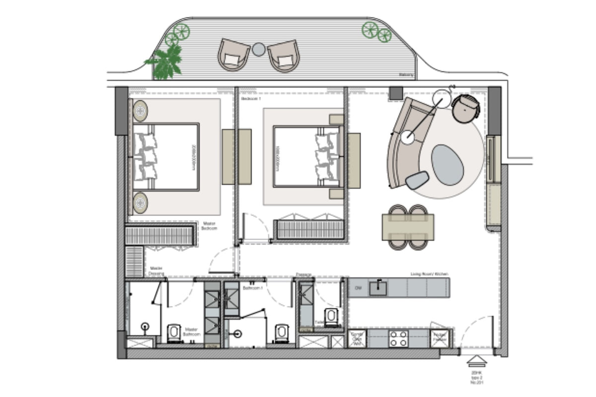 2 Bedroom | Helvetia Marine | Dubai Islands